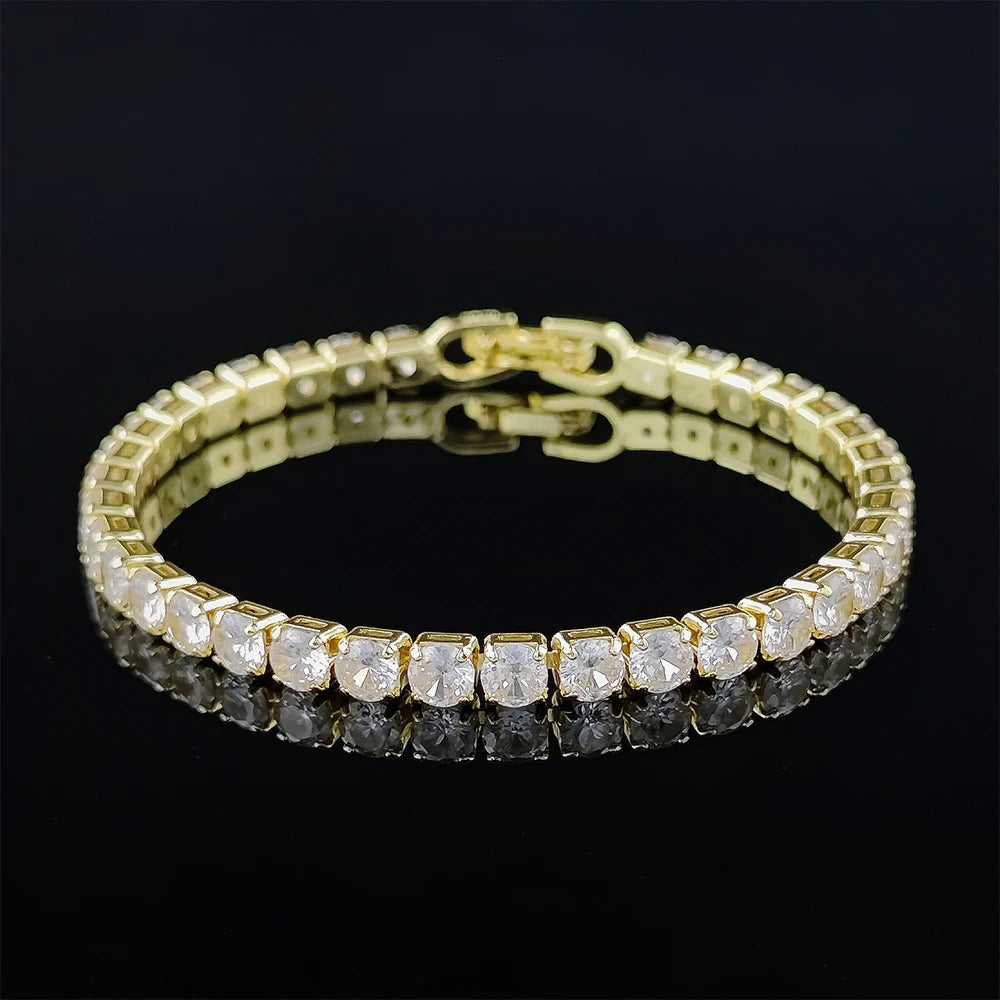 2024 New Arrival  Fashion Unique Design Light Gold Bracelet Bangle for Women Valentine's Day Gift S5787-gold