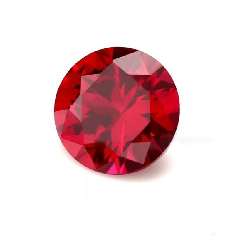 Ruby Large Cut Unheated 10.50 Cts Natural Mined 11.0mm Sri-Lanka Garnet Ruby Pigeon Red Round Cut VVS Loose Gem