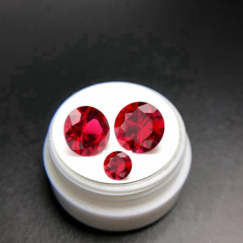 Ruby Large Cut Unheated 10.50 Cts Natural Mined 11.0mm Sri-Lanka Garnet Ruby Pigeon Red Round Cut VVS Loose Gem