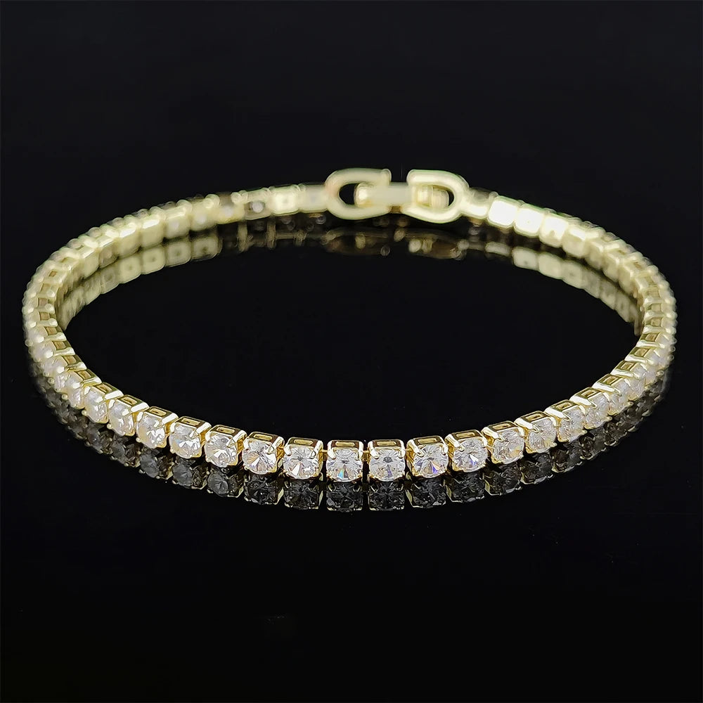 2024 New Arrival  Fashion Unique Design Light Gold Bracelet Bangle for Women Valentine's Day Gift S5787-gold