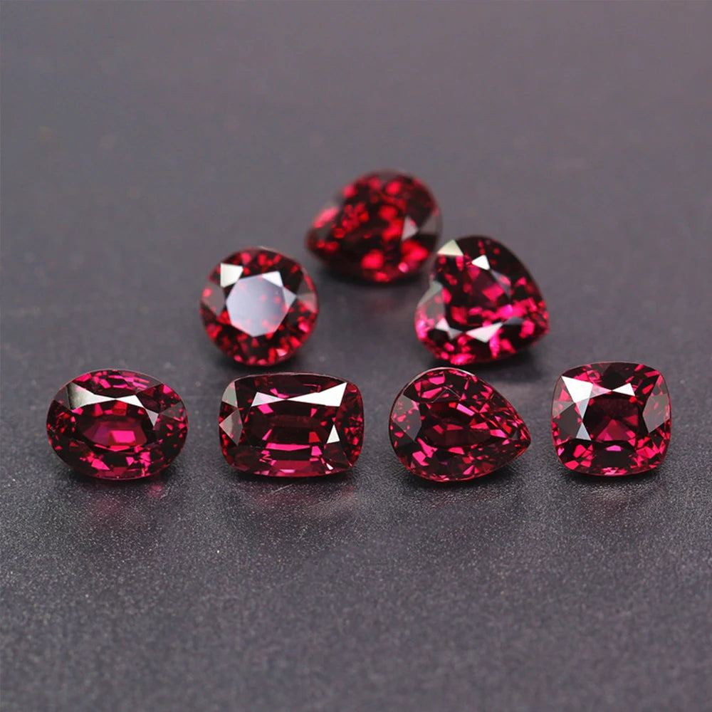 Pigeon Red gemstone unheated natural mined Sri Lankan ruby cut VVS gemstone corundum spinel loose stone