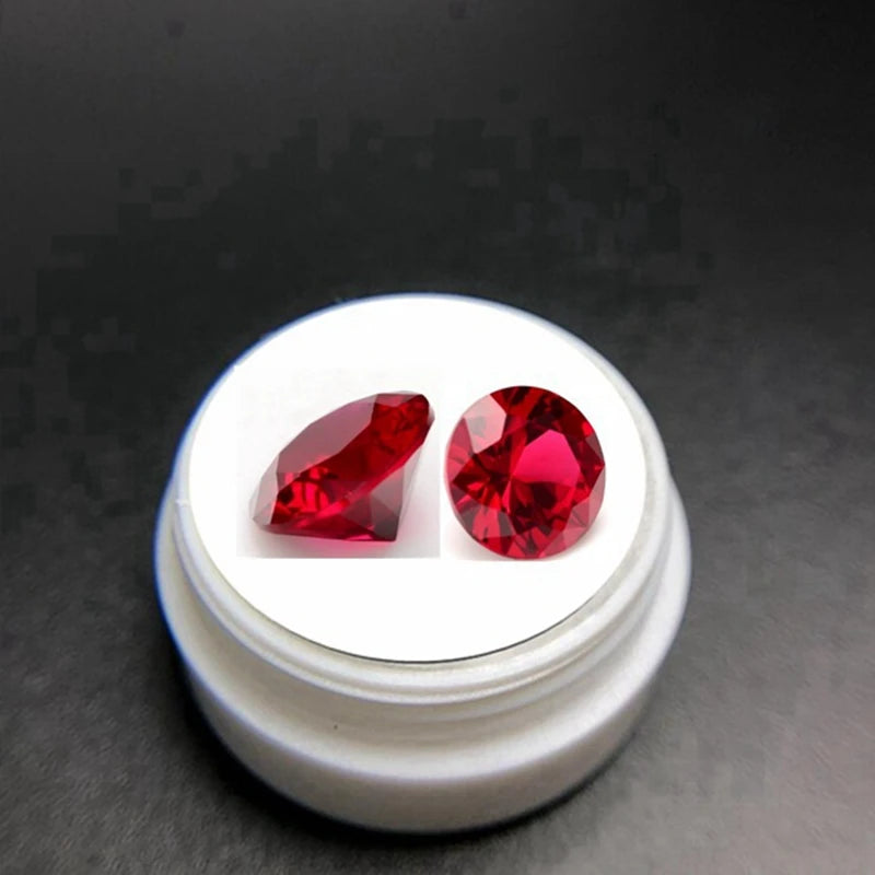 Ruby Large Cut Unheated 10.50 Cts Natural Mined 11.0mm Sri-Lanka Garnet Ruby Pigeon Red Round Cut VVS Loose Gem