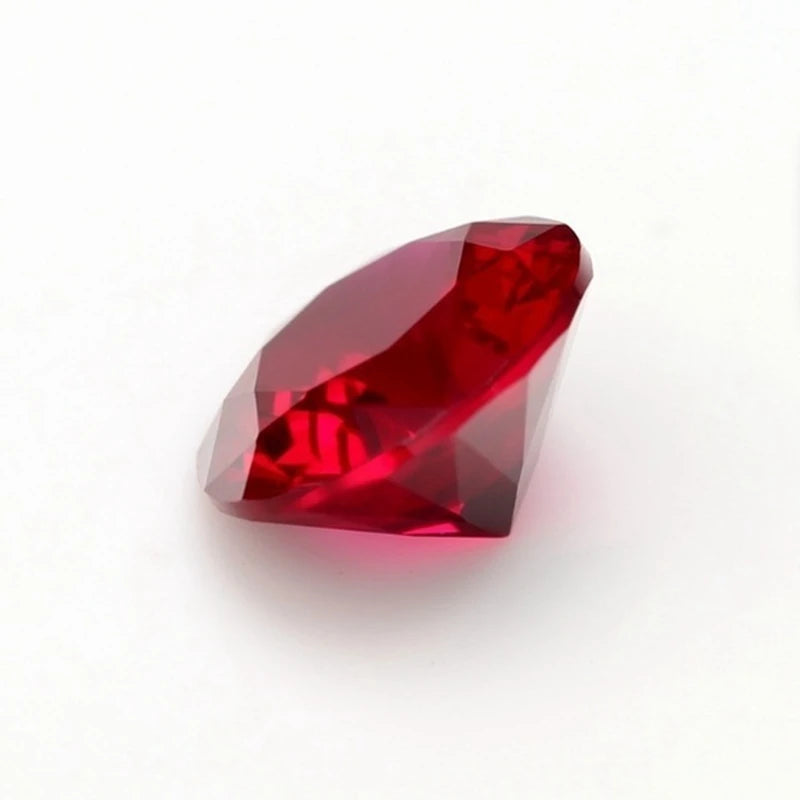 Ruby Large Cut Unheated 10.50 Cts Natural Mined 11.0mm Sri-Lanka Garnet Ruby Pigeon Red Round Cut VVS Loose Gem