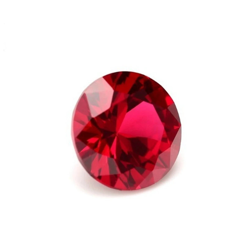 Ruby Large Cut Unheated 10.50 Cts Natural Mined 11.0mm Sri-Lanka Garnet Ruby Pigeon Red Round Cut VVS Loose Gem